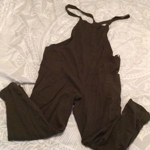 Linen overalls jumpsuit
